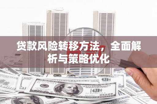 大石桥贷款风险转移方法，全面解析与策略优化