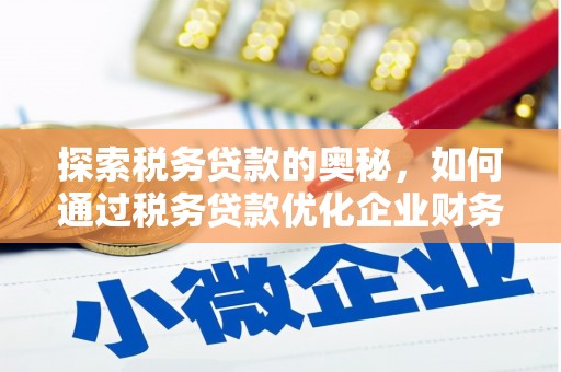 大石桥探索税务贷款的奥秘，如何通过税务贷款优化企业财务