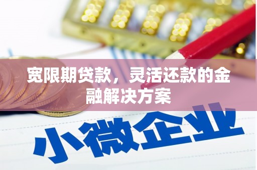 大石桥宽限期贷款，灵活还款的金融解决方案