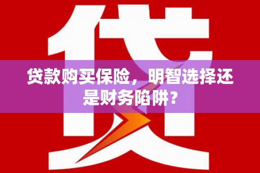 大石桥贷款购买保险，明智选择还是财务陷阱？