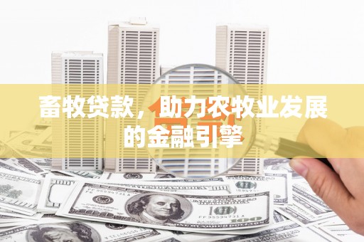 大石桥畜牧贷款，助力农牧业发展的金融引擎