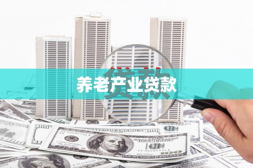大石桥养老产业贷款