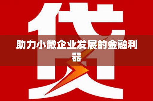 大石桥助力小微企业发展的金融利器